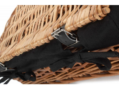 "Basket, 15" PACKAGING HAMPER with BLACK LINING"