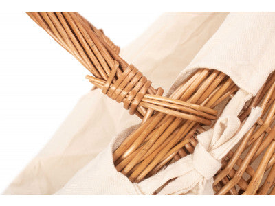 Basket, LARGE DELUXE SHOPPER with WHITE LINING