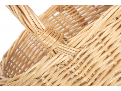Basket, SMALL BUFF OVAL SHOPPER