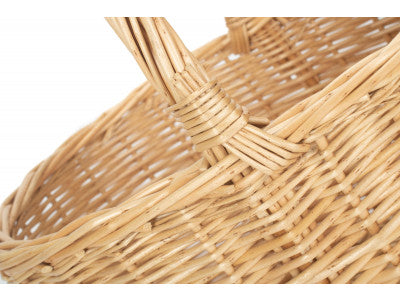 Basket, LARGE BUFF OVAL SHOPPER