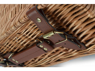 "Basket, 14" LIGHT STEAMED HAMPER"