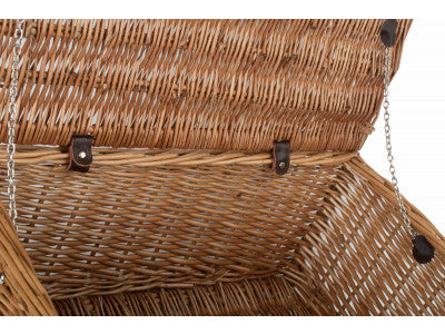 "Basket, 22" DOUBLE STEAMED HAMPER"