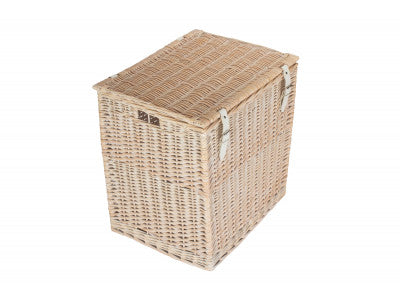 Basket, SIZE 2 - WHITE WASH VINTNER STORAGE HAMPER