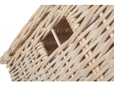 Basket, SIZE 2 - WHITE WASH VINTNER STORAGE HAMPER
