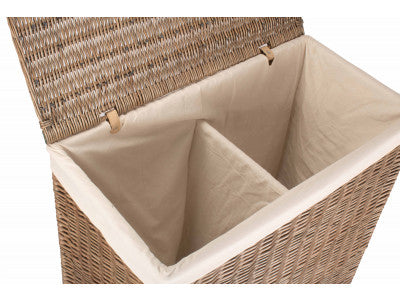 Basket, RECTANGULAR PARTITION LAUNDRY BASKET