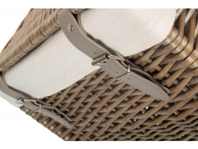 Basket, SIZE 1 - BOUTIQUE ANTIQUE WASH STORAGE LAUNDRY HAMPER with LINING