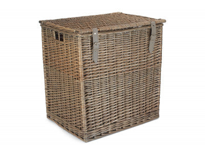 Basket, SIZE 2 - ANTIQUE WASH VINTNER STORAGE HAMPER