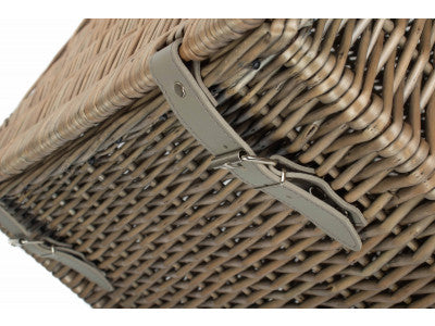Basket, SIZE 2 - ANTIQUE WASH VINTNER STORAGE HAMPER