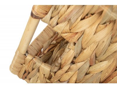 Basket, NORDIC WATER HYACINTH STORAGE BASKET SIZE 2