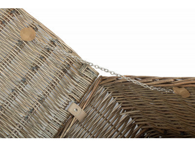 "Basket, 22" ANTIQUE WASH HAMPER"