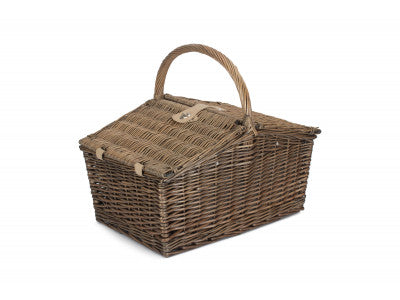 Basket, DOUBLE LIDDED 4 PERSON PICNIC HAMPER