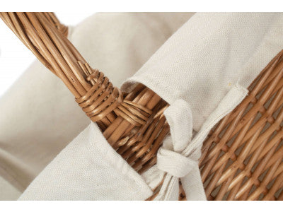 Basket, DELUXE BUTCHER'S BASKET with WHITE LINING