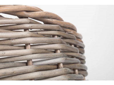 Basket, LARGE ROUND ANTIQUE WASH PLANTER