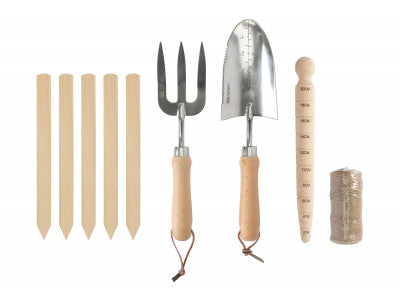 Basket, LARGE ANTIQUE WASH DELUXE GARDEN TOOL BASKET