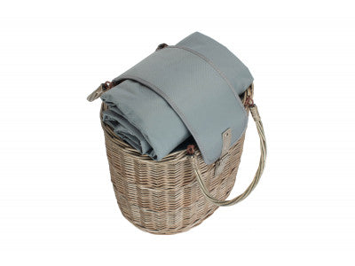 Basket, OVAL GREY CHILLER HAMPER BASKET