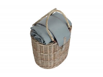 Basket, OVAL GREY CHILLER HAMPER BASKET
