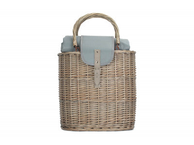 Basket, OVAL GREY CHILLER HAMPER BASKET