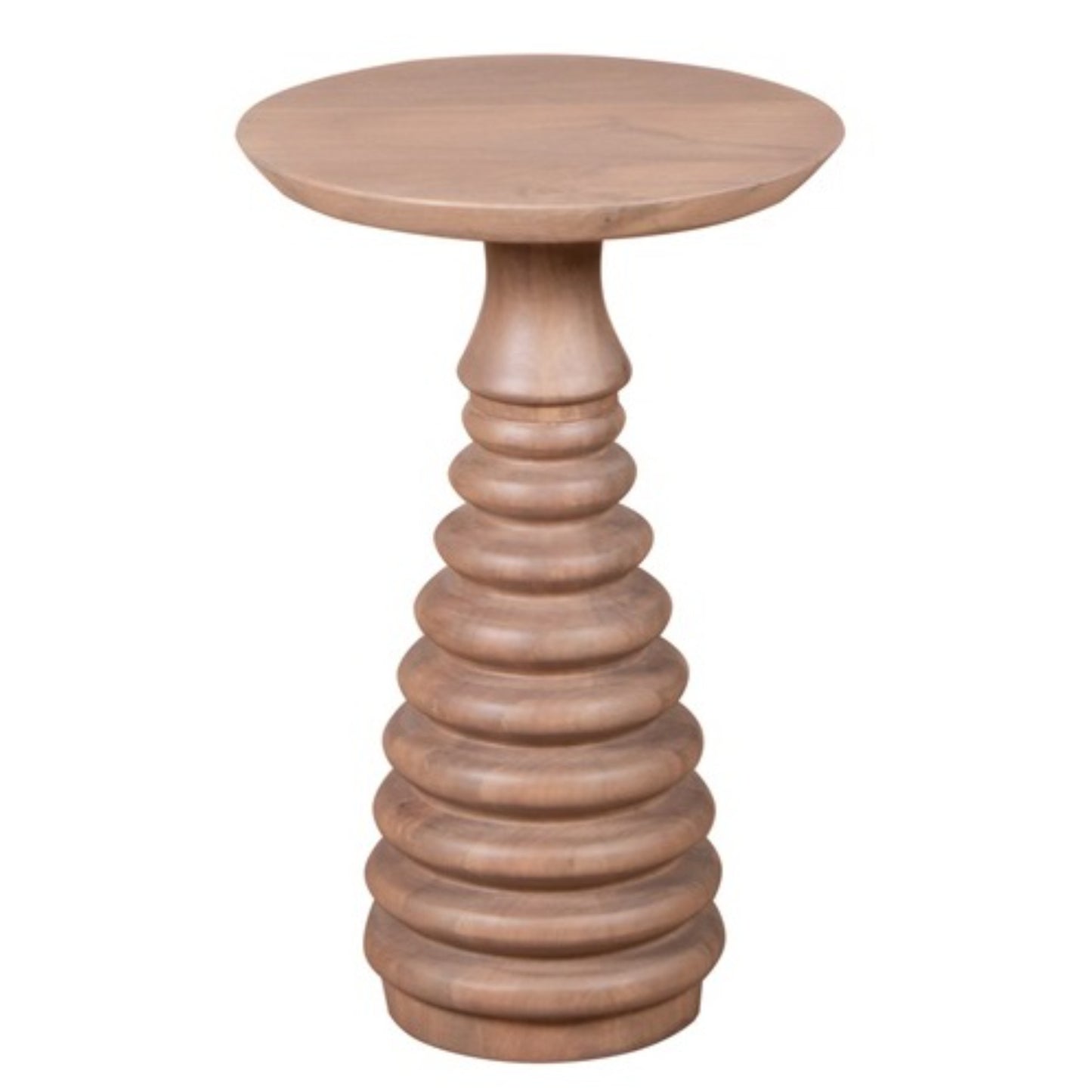 Cane & Mango Wood Side Table