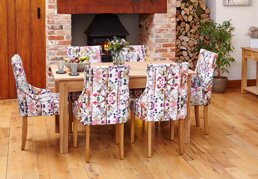 Oak 150cm Dining Table (4/6 Seater) : oak six seater dining table. Stylish solutions for contemporary dining. Part of the Oak dining room furniture range.