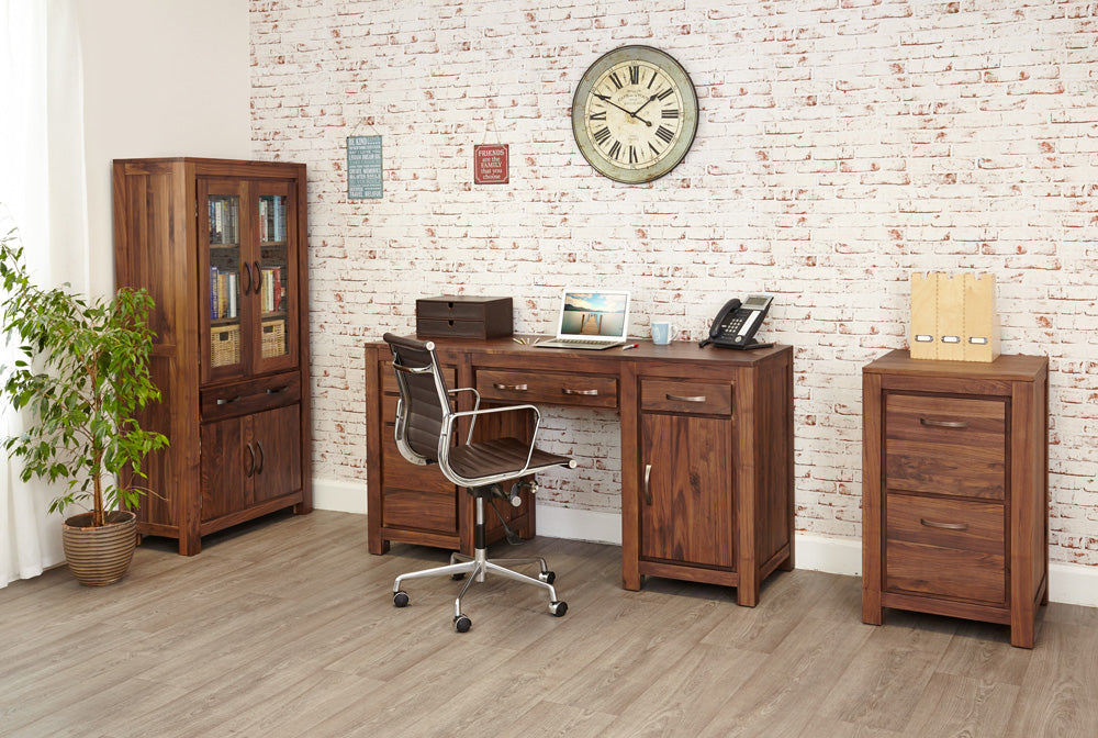 Walnut Two Drawer Filing Cabinet : Walnut two drawer filing cabinet. Stylish solutions for contemporary living. Part of the walnut home office furniture range.