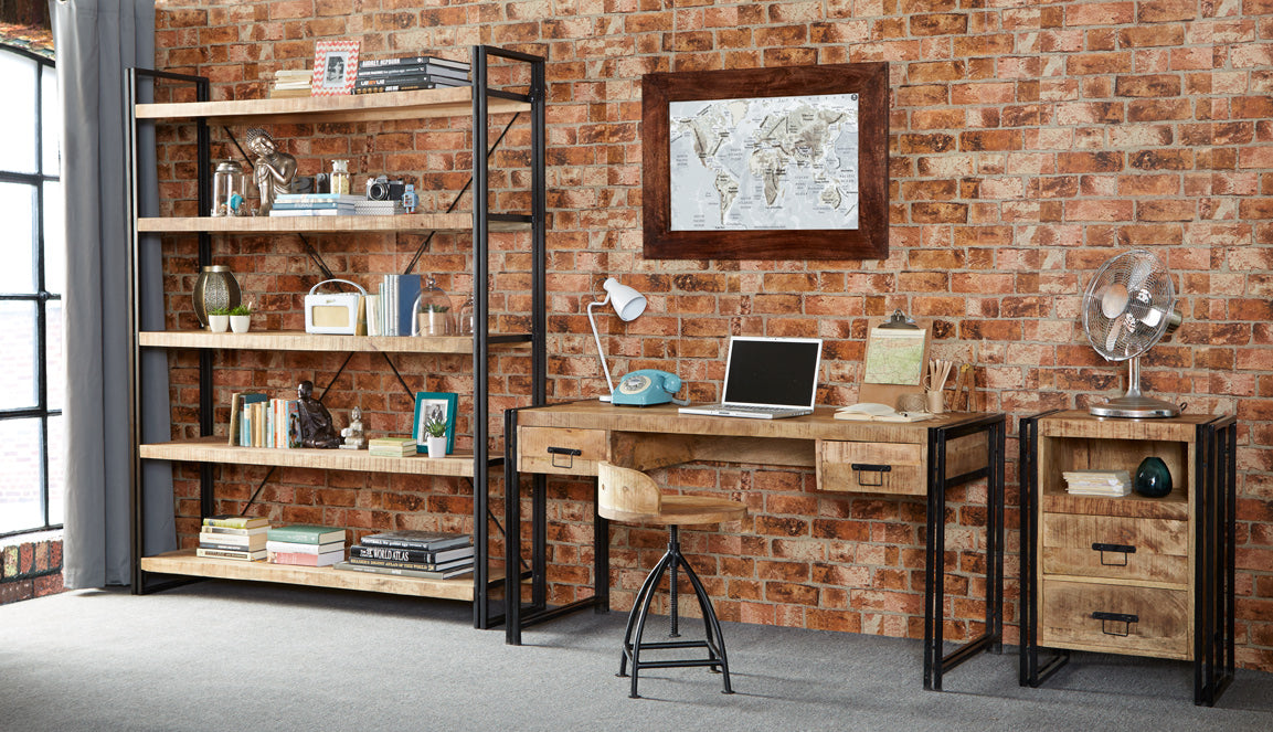 INDUSTRIAL LARGE OPEN BOOKCASE