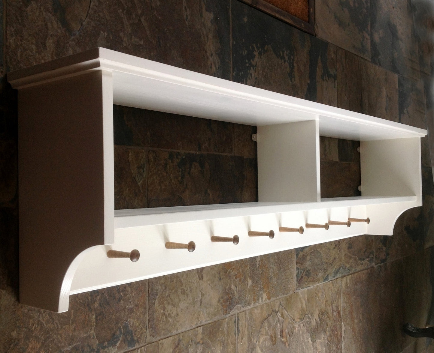Large Hat & Coat Rack with Pegs