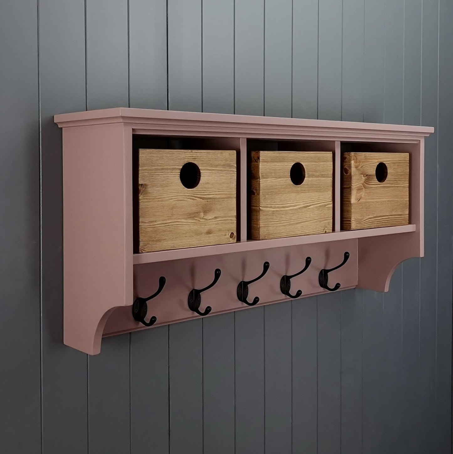 Coat Rack & Shoe Cupboard Hallway Set