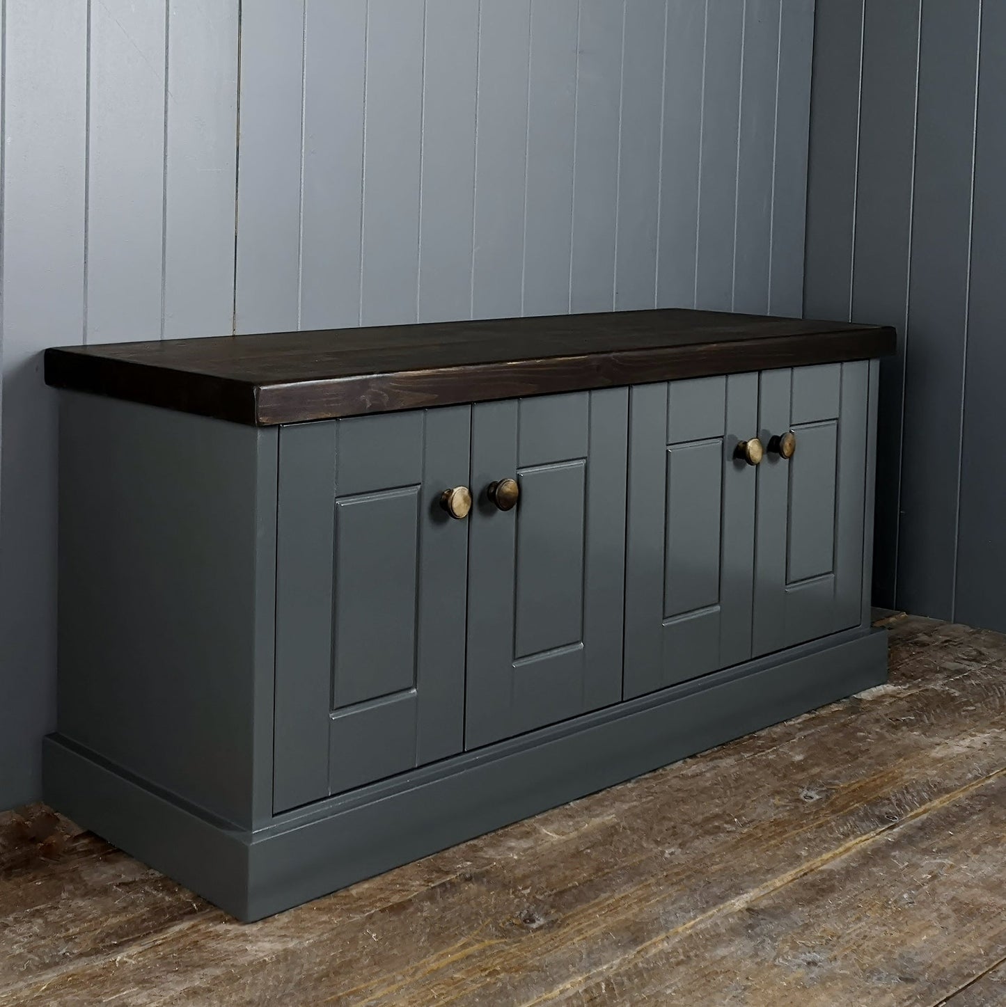 Rustic Shoe Cupboard