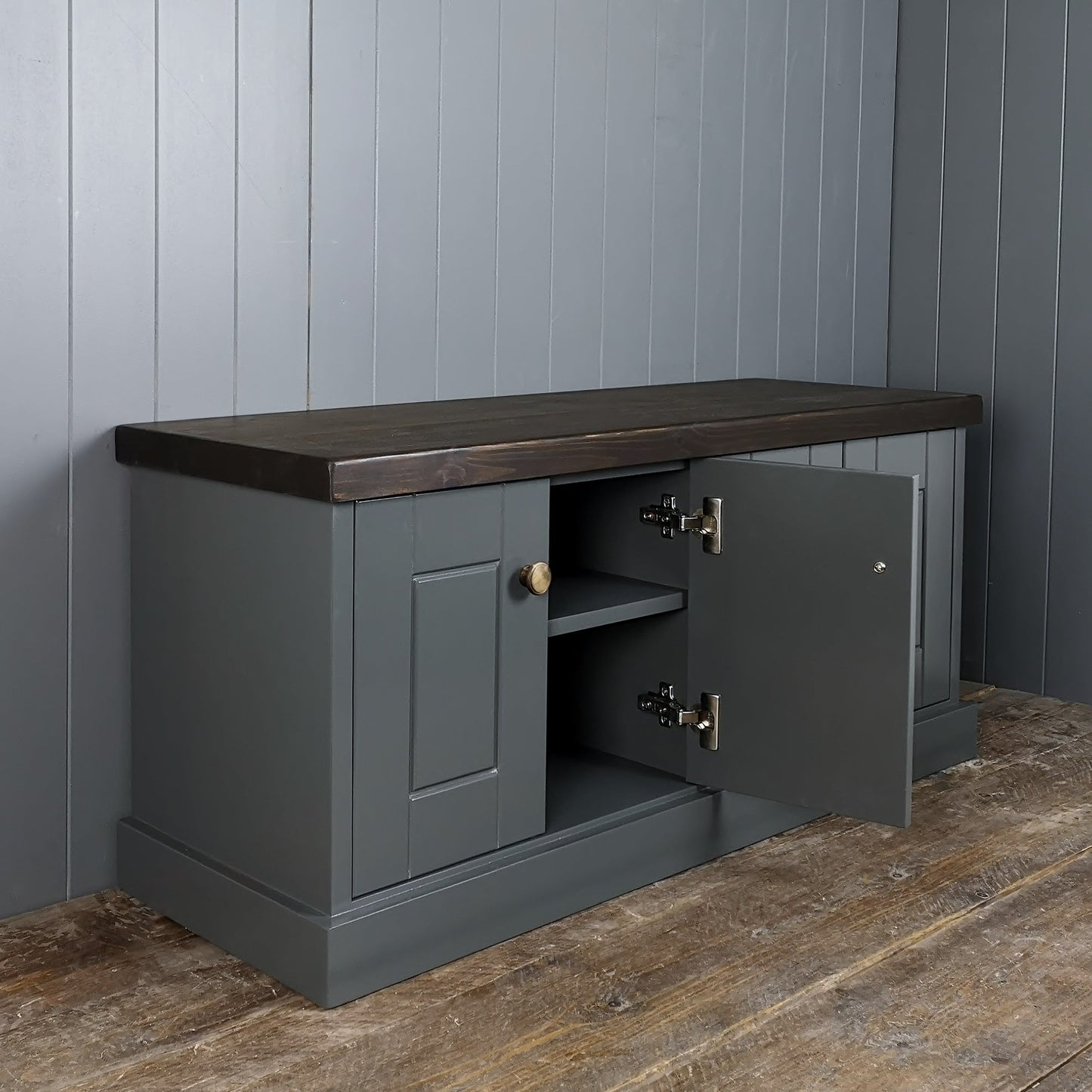 Rustic Shoe Cupboard
