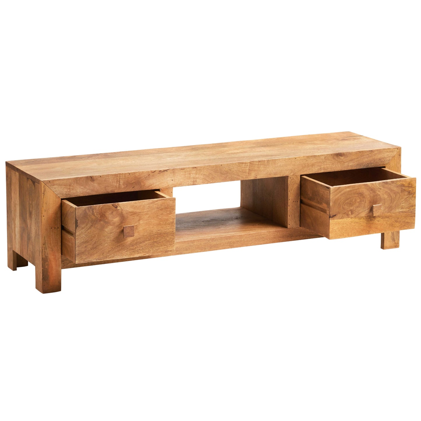 LIGHT MANGO WIDE SCREEN TV UNIT