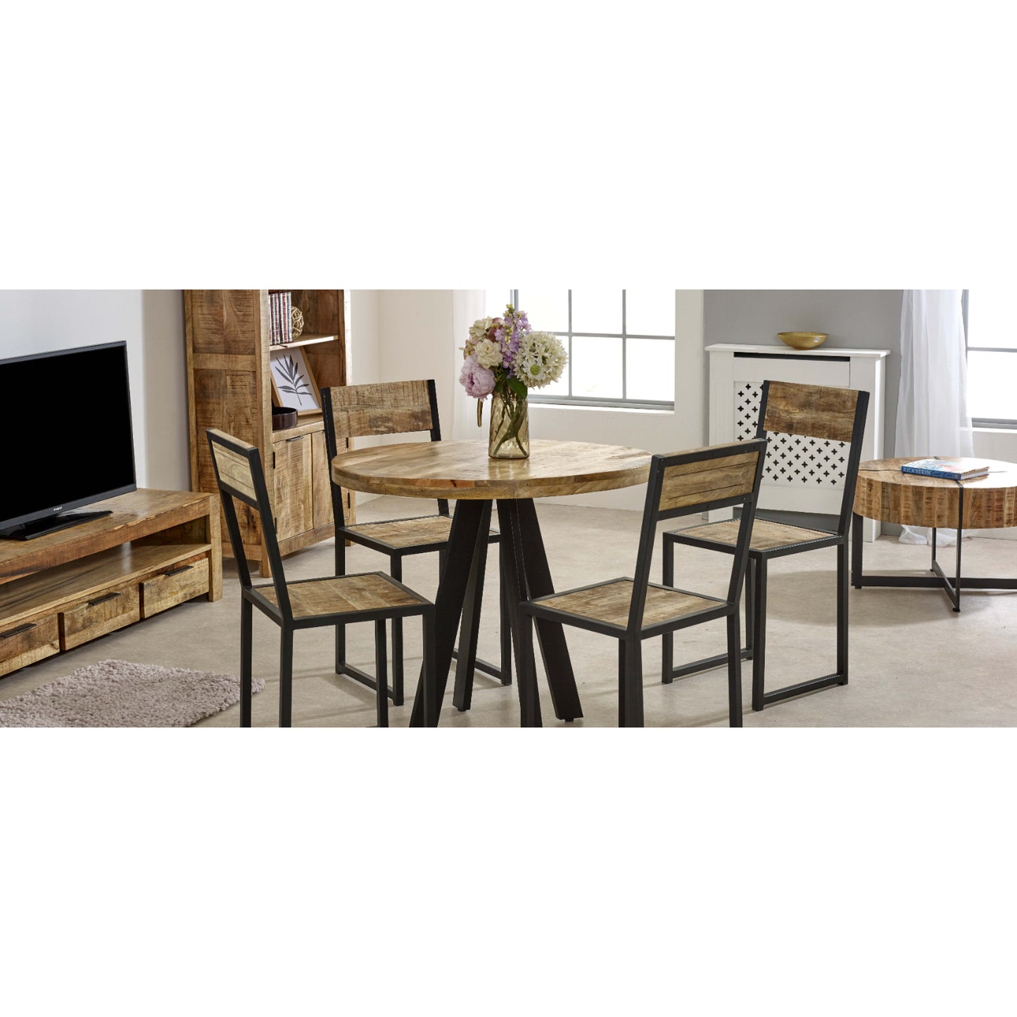 Round Dining Table 4 Seater