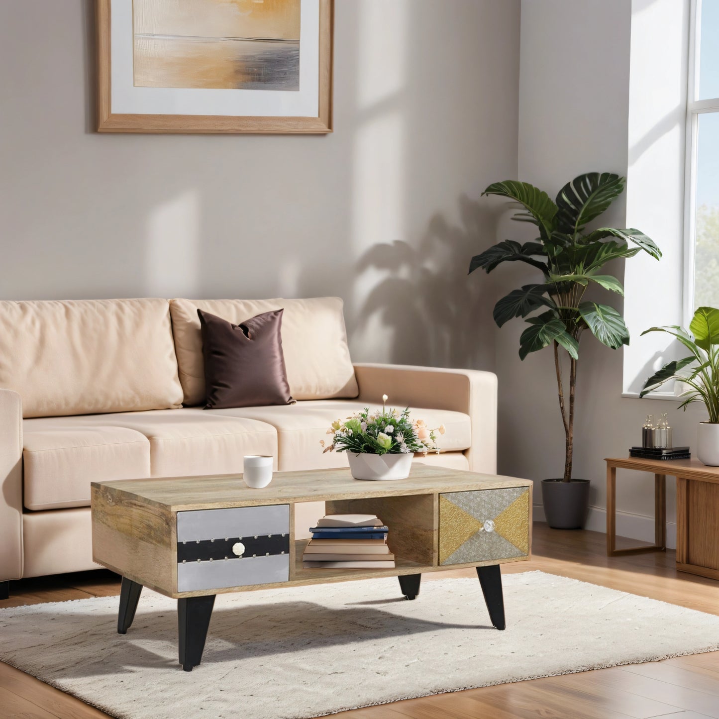 4 DRAWER COFFEE TABLE