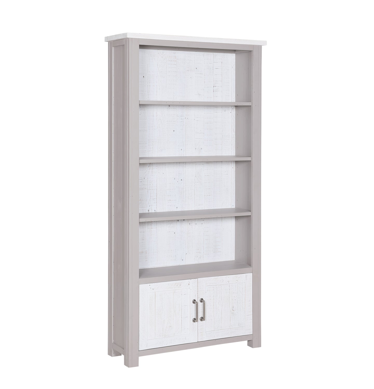 Large Open Bookcase with Doors :