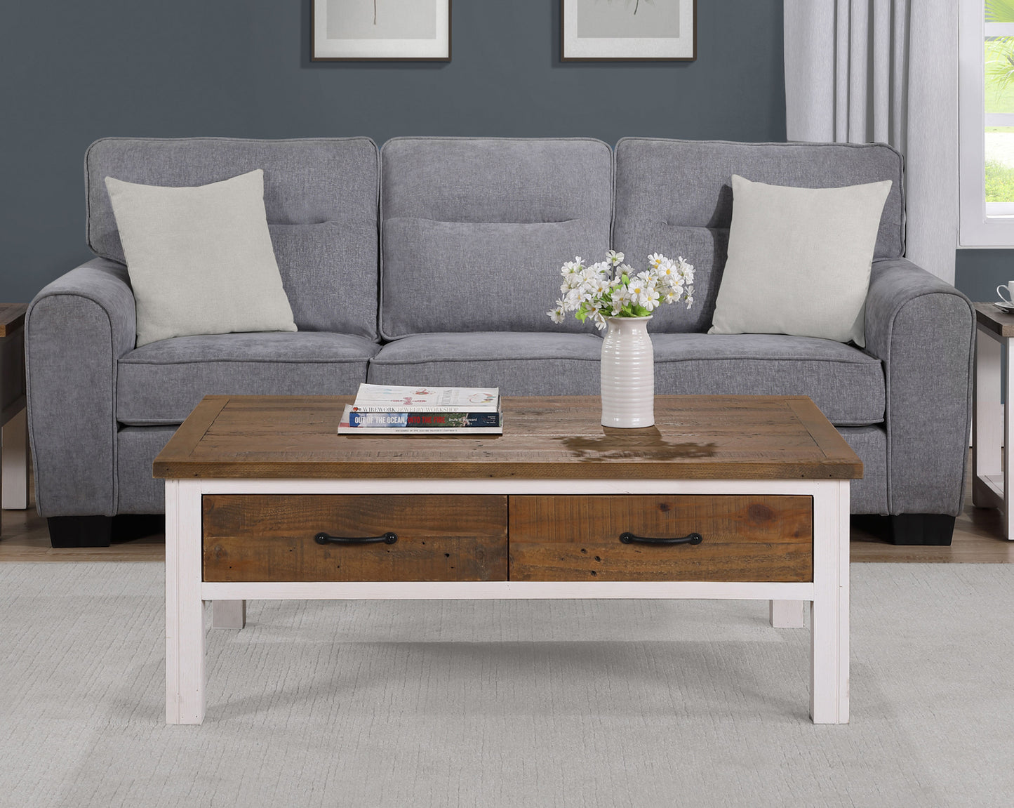 Coffee Table With Four Drawers :