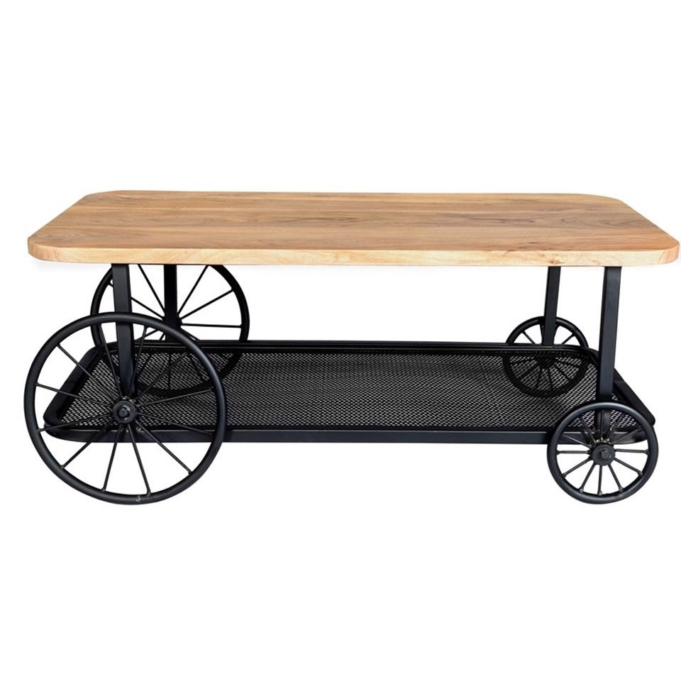 WHEEL COFFEE TABLE