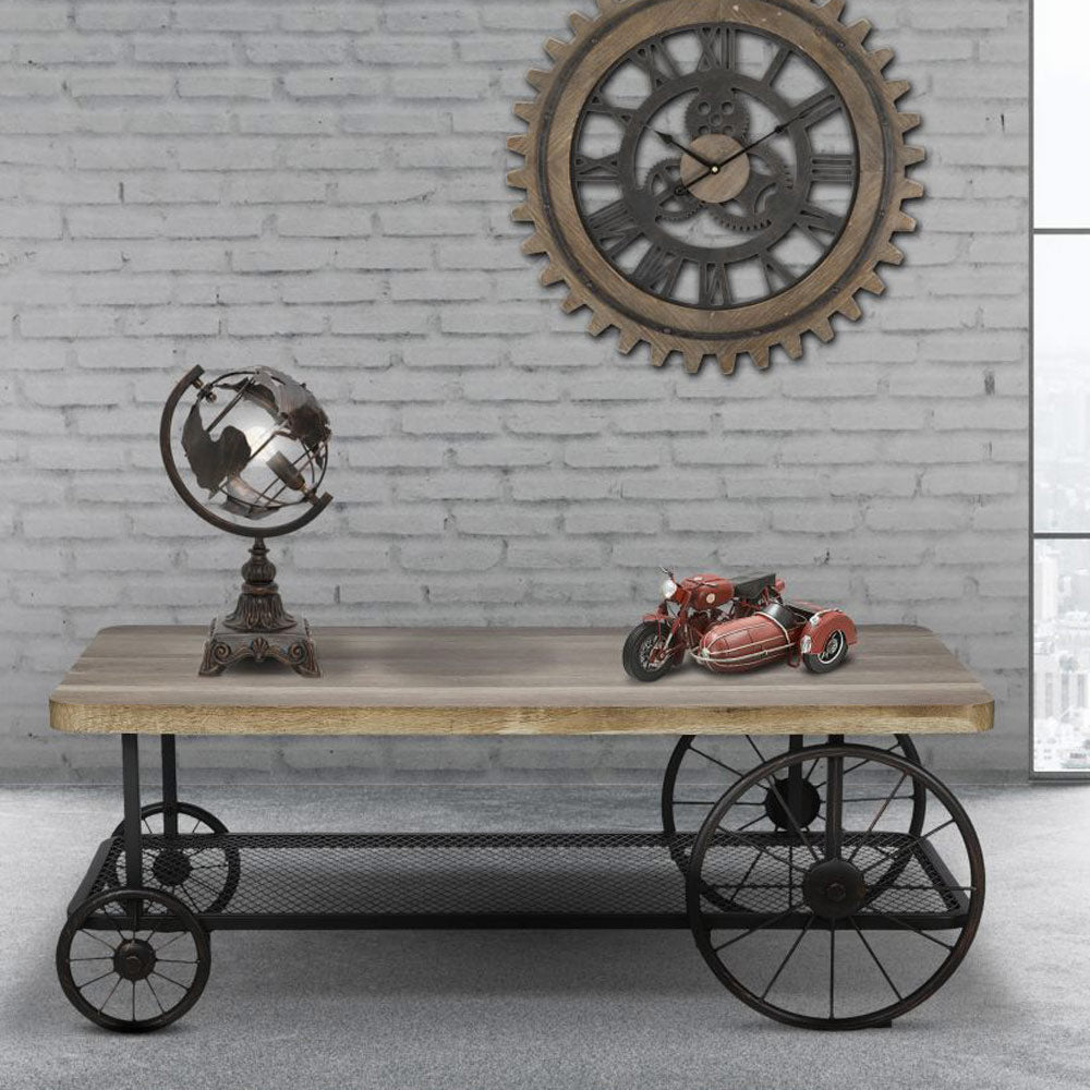 WHEEL COFFEE TABLE