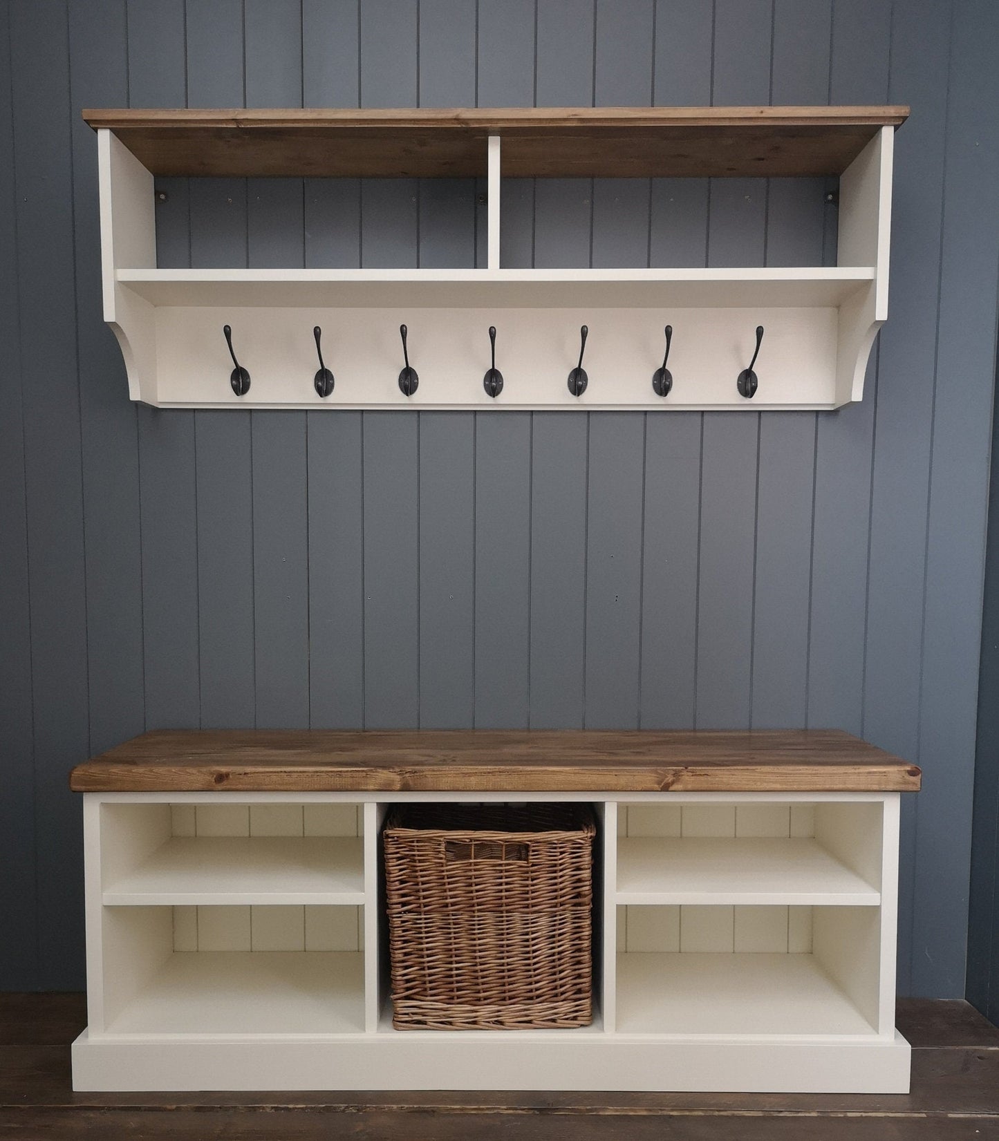 Rustic Hallway Set including basket