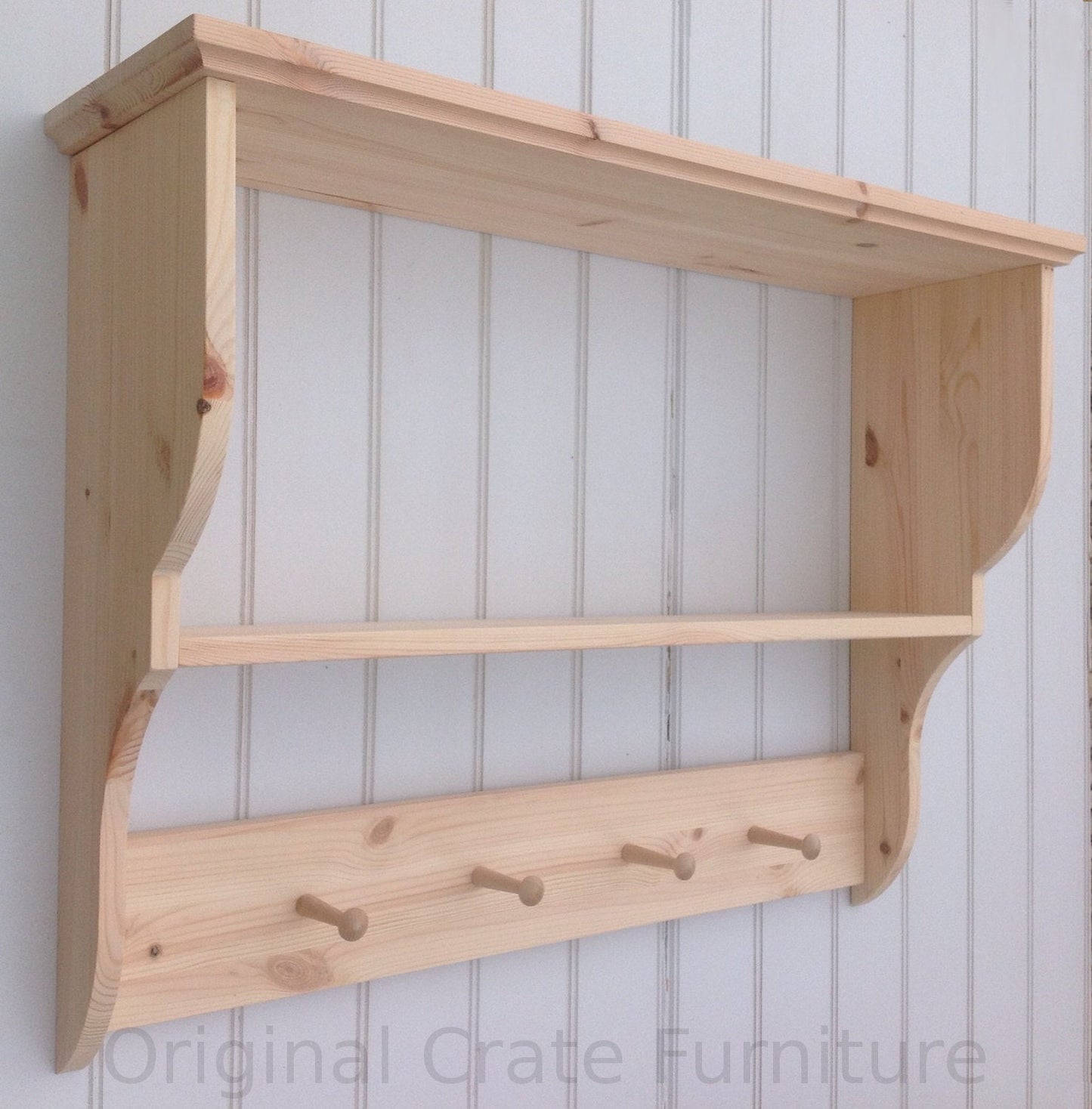Peg Rack & Display Shelf