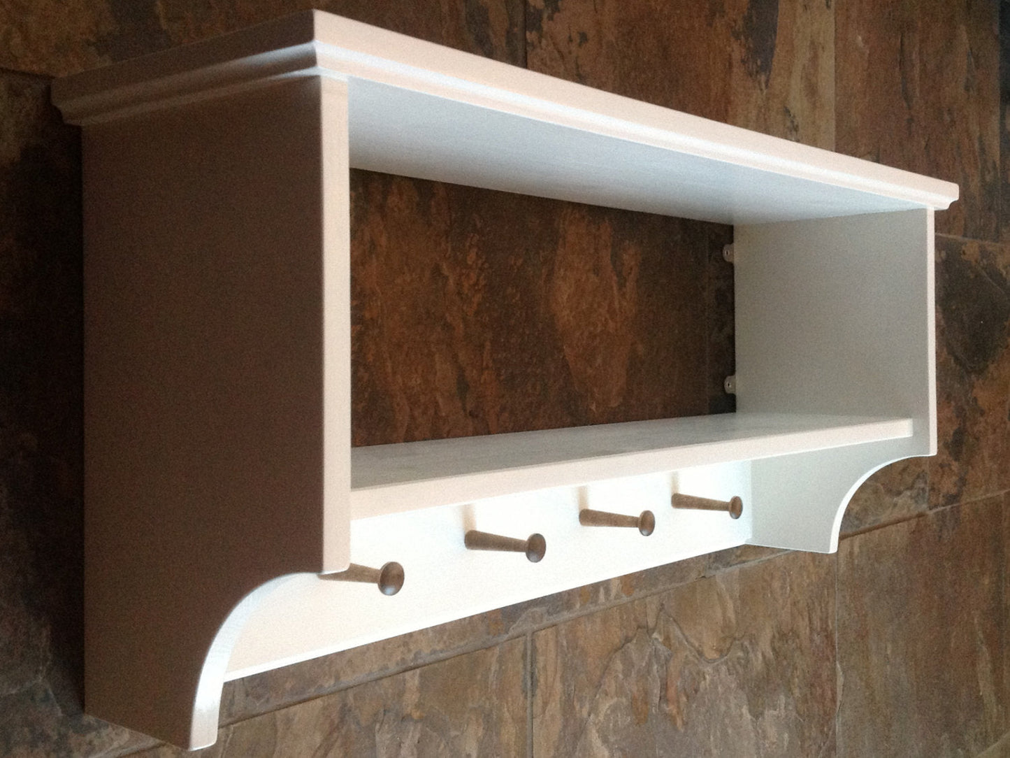 Coat Rack with Pegs - Country
