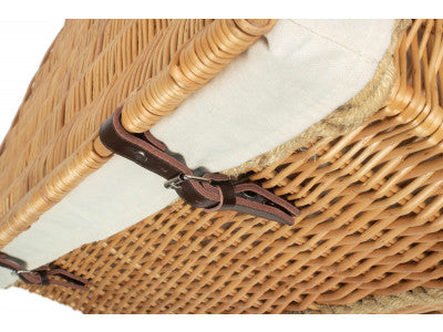 "Basket, 28" ROPE HANDLED TRUNK with WHITE LINING"