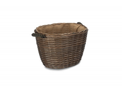 Basket, SMALL OVAL LOG BASKET