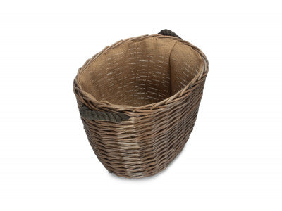 Basket, SMALL OVAL LOG BASKET