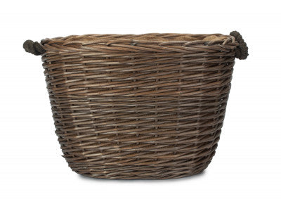 Basket, SMALL OVAL LOG BASKET