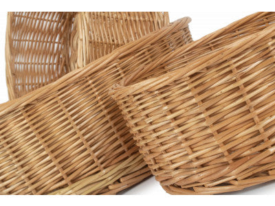 Basket, SET 3 ROUND STRAIGHT-SIDED TRAYS