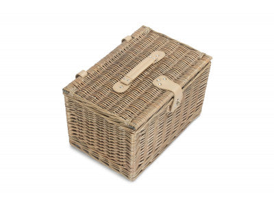 Basket, MEDIUM ANTIQUE WASH FINISH CHEST HAMPER