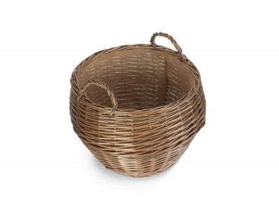 Basket, LARGE ANTIQUE WASH STUMPY BASKET