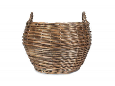 Basket, LARGE ANTIQUE WASH STUMPY BASKET