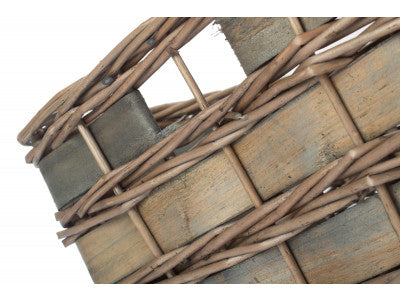 Basket, MEDIUM GREY SCANDI STORAGE BASKET - UNLINED