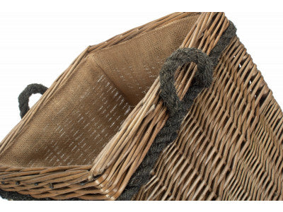 Basket, SIZE 1 ANTIQUE WASH SQUARE STORAGE BASKET