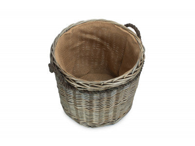 Basket, SIZE 1 ANTIQUE WASH ROUND STORAGE BASKET